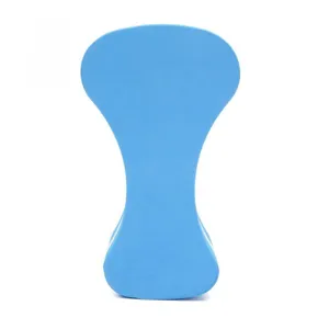 EVA swim pull buoy training float for pool aquatic exercise, blue figure-eight shape.