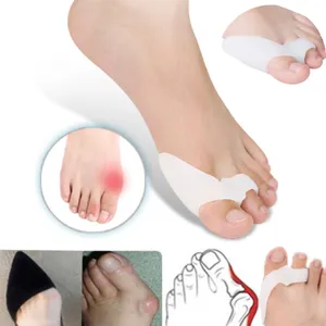 Silikon Zehentrenner für Hallux Valgus Korrektur, Fußpflege Werkzeug, bequemer Zehenspreizer.