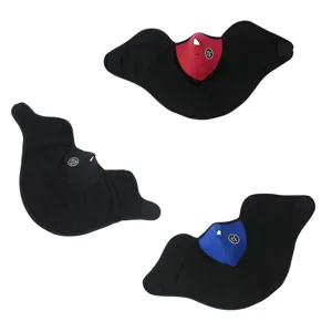 Thermal fleece cycling face mask for winter outdoor sports, windproof ski mask in 3 colors.
