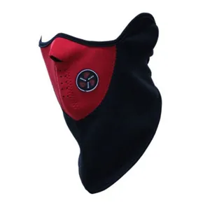 Winter cycling ski face mask outdoor windproof polar fleece half face cover for sports
