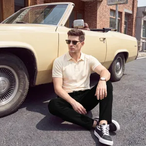 Herren Freizeit Slim Fit Hose Outdoor Sport Laufen schnelltrocknende Hose Detailansicht