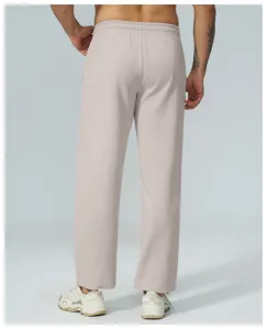 Pantaloni casual in maglia waffle da uomo, pantaloni sportivi traspiranti e comodi.