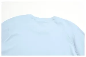 Men's casual short sleeve collar detail, soft breathable modal cotton fabric texture view.