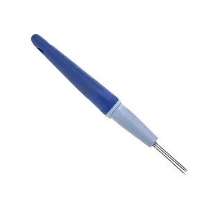 Outil feutrage à 3 aiguilles style stylo pour laine artisanat accessoire couture manche bleu