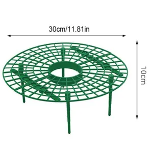 Plastic strawberry support rack 30x10cm green garden plant climbing grid holders