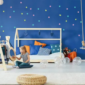 Stickers muraux étoiles lumineuses phosphorescentes décoration chambre d'enfant 3cm