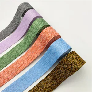 Nastro jacquard multicolore da 3,8 cm fettuccia tessuta semplice borse vestiti DIY dettagli
