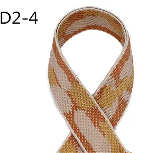 5cm wide jacquard bag strap replacement stylish woven geometric camo pattern DIY purse belt.