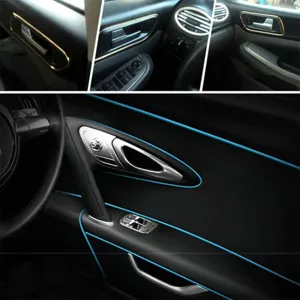 Car interior decoration line gap trim strip for dashboard and door panel styling
