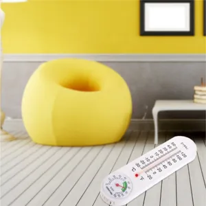 Indoor wall-mounted greenhouse thermometer and hygrometer for household and breeding use.