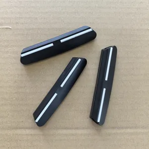 Knife sharpener angle guide accessory set, black plastic whetstone sharpening tool guide tool.
