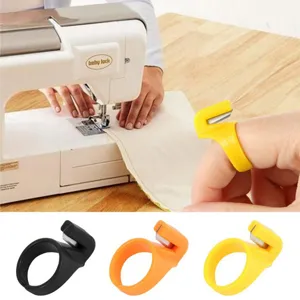 Handy ring thread cutter tool for sewing, ergonomic design with safe concealed blade.
