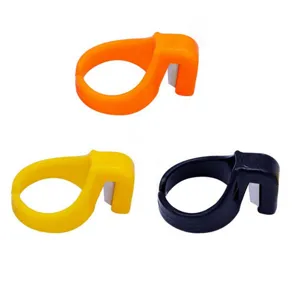 Ring thread cutter sewing tool set, portable plastic cutter ring with hidden blade for crafts.
