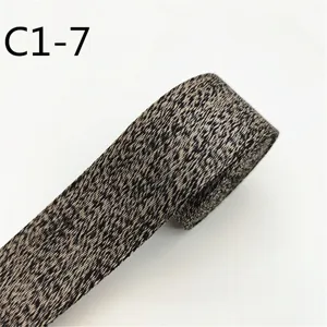 Nastro jacquard multicolore, larghezza 3,8 cm, finitura in tessuto resistente per borse.