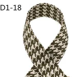 Υφασμάτινος Ιμάντας Jacquard 5cm σε Πράσινο Χρώμα με Μοτίβο για Τσάντες και Ρούχα