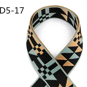 Tainia plektis me etniko schedio jacquard 5cm, genikes leptomereies apo polyester.