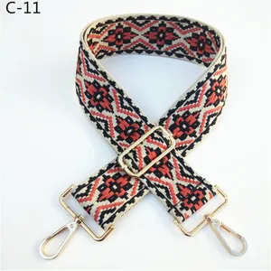 Ethnic woven bag strap adjustable jacquard shoulder crossbody replacement bag strap