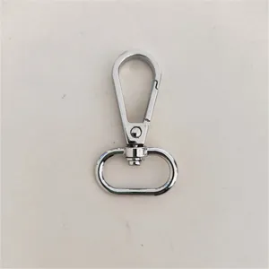 Zinklegierung Drehkarabiner Schlüsselhaken Hardware Zubehör für Handtaschen und Taschen