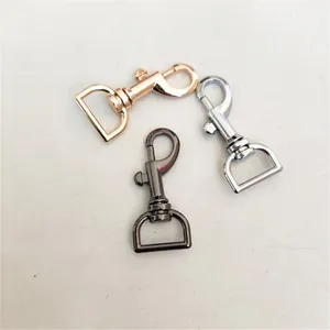 Accessori per Borse in Metallo Moschettone Girevole Gancio per Borsa Clip Portachiavi Accessori Resistenti