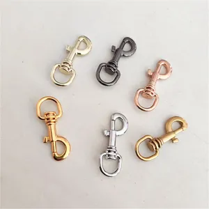 Metal Alloy Lobster Claw Clasps Swivel D Ring Hooks DIY Bag Hardware Keychain Connectors Craft Accessories