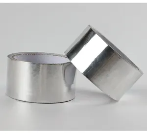 Thickened self-adhesive aluminum foil tape for high temperature sealing and waterproof use.