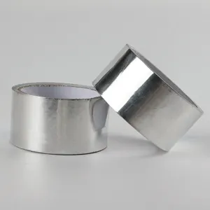 Thickened self-adhesive aluminum foil tape for high temperature, waterproof, pipe sealing.