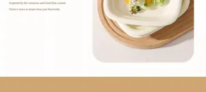 Ensemble de bol de cuisson en ceramique blanche et assiette a salade pour cuisine moderne.