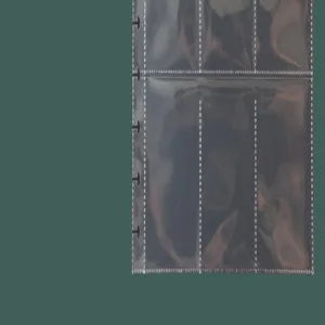 Clear photocard binder inner pages, mushroom hole plastic loose-leaf storage sleeves.
