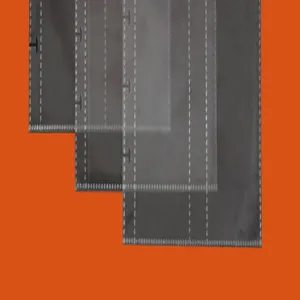 Transparent mushroom hole binder inner pages for 3 inch photocards and planner refills.