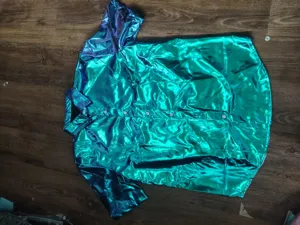Chemise homme manches courtes métalliques disco scène performance rétro costume haut.
