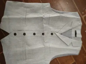Men's herringbone suit vest casual single breasted waistcoat for wedding and business wear