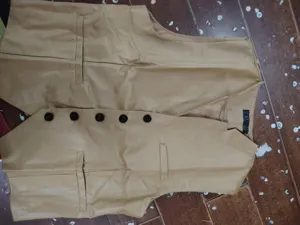 Gilet casual in ecopelle da uomo monopetto scollo a V giacca streetwear abbigliamento