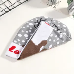 Christmas knit beanie winter warm fashion stylish casual outdoor street wear holiday hat