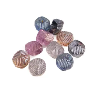 Perline di vetro ceco sfaccettate 10x14mm a spina di pesce per bracciali collane fai da te