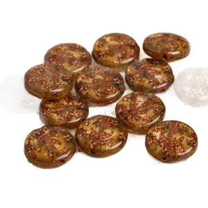 Czech glass beads 13mm star and moon flat round beads handmade DIY bracelet accessories