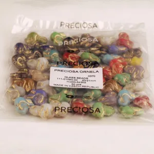 Czech imported glass elephant beads 20/21mm gold painted DIY jewelry making 50pcs pack details