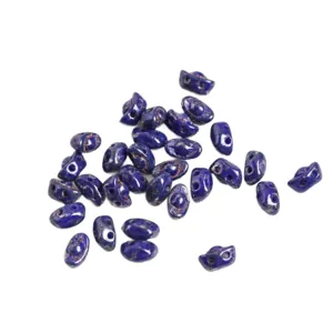 Czech imported glass twin beads 3x7mm shaped loose beads for DIY handmade bracelets necklaces