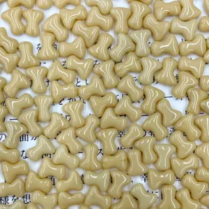 T-shaped bone glass beads for DIY jewelry making, beautiful craft accessories, pack of 100 pieces.