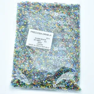 Czech glass seed beads 6/0 multi-color mix craft beads 500g bag for DIY jewelry making