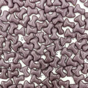 Czech glass T-shape bone beads 2x8mm for DIY jewelry making craft accessories 100pcs
