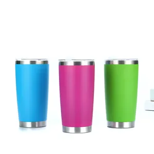 20oz Roestvrij Stalen Beker Dubbelwandig Vacuüm Geïsoleerde Reisbeker Thermosbeker