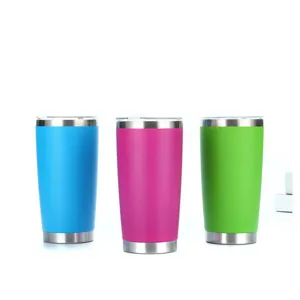 20oz roestvrij staal geïsoleerde beker dubbelwandige vacuum reisbeker drinkbeker