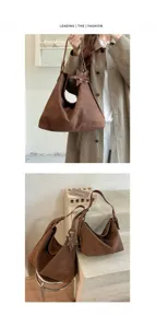 Modische geflochtene Schultertasche mit großem Fassungsvermögen lässige Hobo Tasche Stern