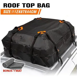 Waterdichte autodaktas gemaakt van 600D sterk materiaal, grote opbergtas 112x87x44cm.