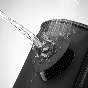 Détail de tissu de tente de douche extérieure étanche, maille respirante et anti-pluie.