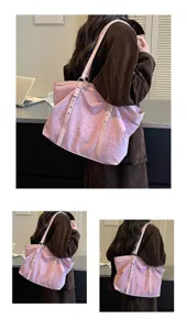 Rosa Leo-Print Shopper Tasche für Damen, große Freizeittasche Umhängetasche für Pendler.