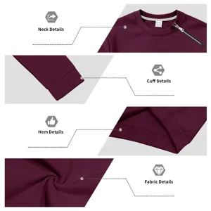 Herren Winter Fleece Sweatshirt einfarbig casual Pullover mit diagonalem Reissverschluss