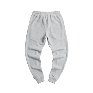 Ανδρικό μονόχρωμο παντελόνι φόρμας casual jogging ελαστική μέση λεπτομέρεια view
