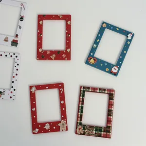 Christmas magnetic photo frame for 3 inch mini polaroid and photocards ins style decor.