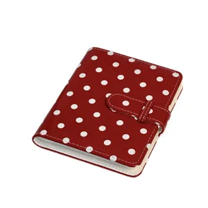Red Polka Dot Mini Photo Album Cute Photocard Holder 3 Inch Polaroid Storage Book Aesthetic